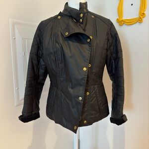 Barbour Moto coated jacket size 6